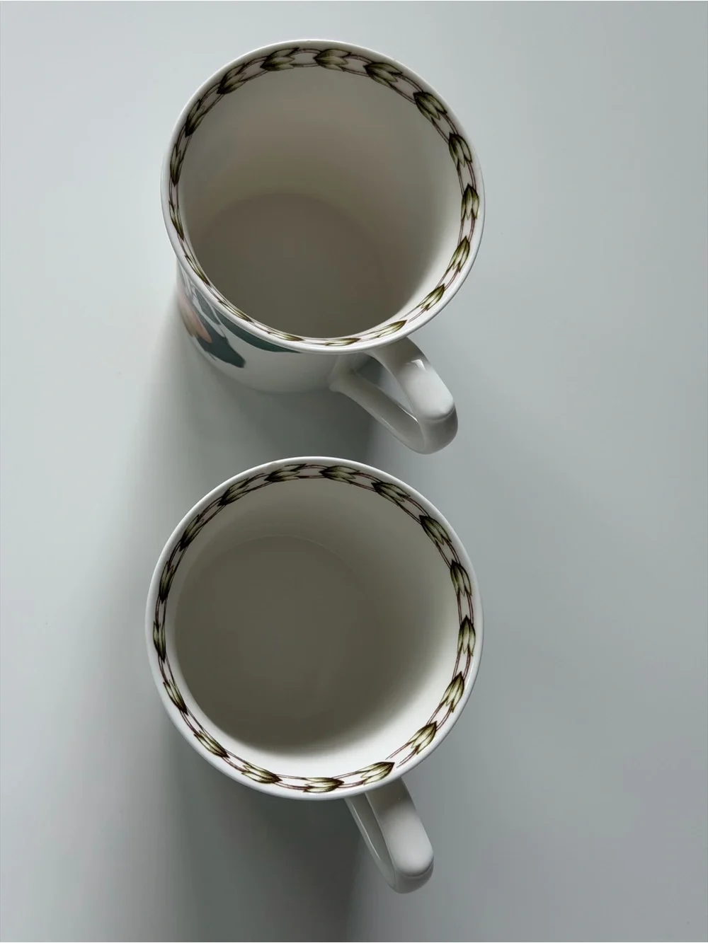 Queen’s Hooker’s Fruit Apple & Peach Fine Bone China Coffee Mugs - Set Of 2